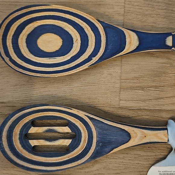 NWT Island Bamboo PAKKA WOOD 2 pc durable serving set - Picture 2 of 6